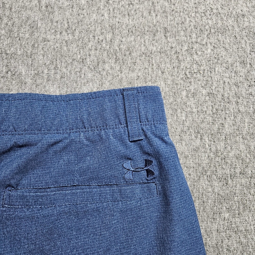Under Armour Golf Shorts Mens 34 Blue HeatGear Performance 1272358 - Picture 8 of 12